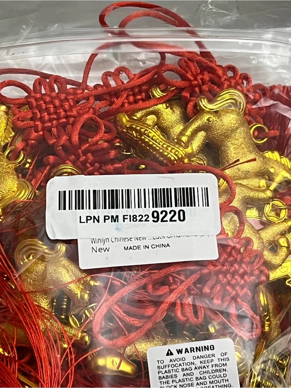 Winlyn Chinese New Year Horse Hanging Ornaments Red Envelopes Decor Set New Lot